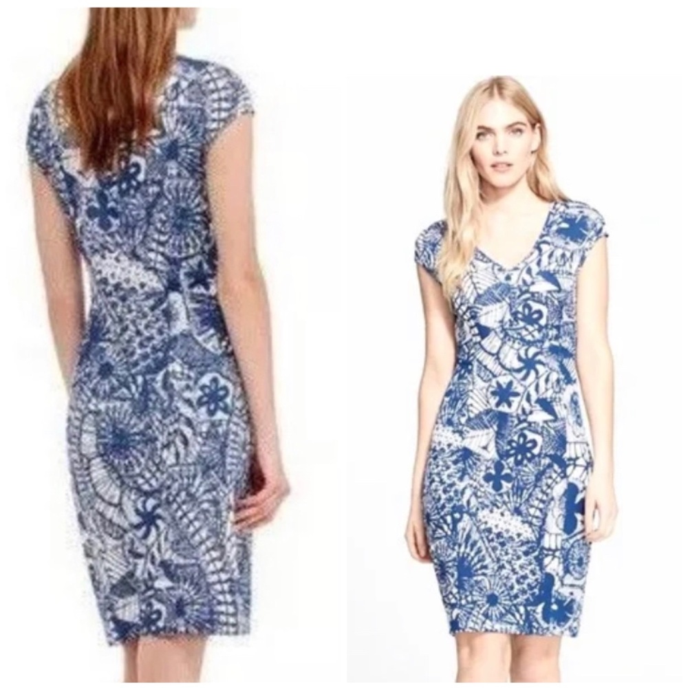 Size 14 TORY BURCH 5 ⭐️ Stylist ✅ list ⭐️ shaping Dress EUC - Picture 2 of 16
